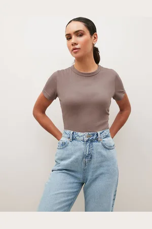 Next Essentiel Pure 100% Coton Manches courtes Col rond T-shirt50