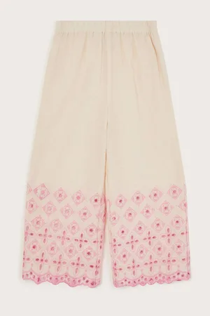 Monsoon Pantalon large brodé146152cm