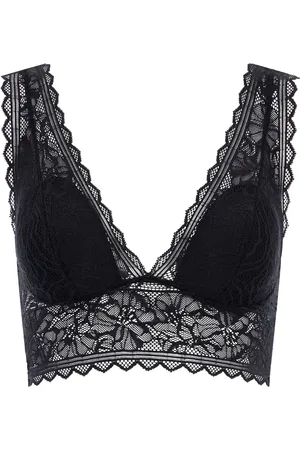 Chantelle Brassière rembourrée en dentelle douce toucher floralXL