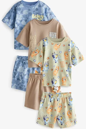 Next 3 Lot 100pyjamas courts % coton (12mois-8ans)2 - 3 ans (92 - 98cm)