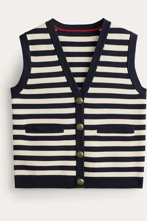 Boden 100% Coton Gilet tricoté HollyS