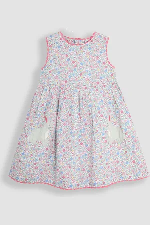 JoJo Maman Bébé Summer Sleeveless Appliqué Dress6268cm
