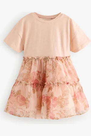 Next Manches courtes Mesh Robe (3mths-7yrs)6 - 7 ans (116 - 122cm)