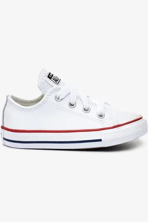 Converse Baskets Chuck Taylor en cuir pour bébé