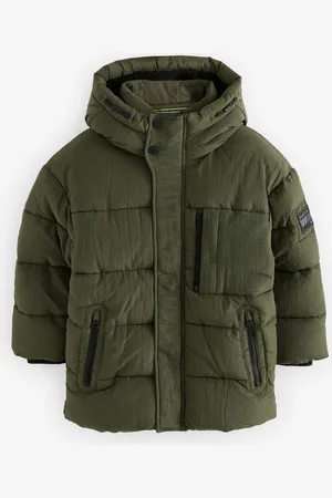 Next Utility Fleece Lined Hooded Padded Puffer Coat (3-16yrs)14 ans (164cm)