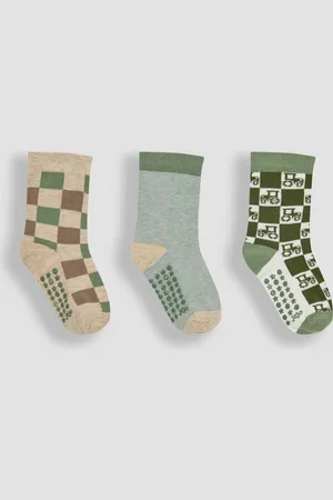 JoJo Maman Bébé 3{Paquet de chaussettes tracteur4 - 6 ans (104 - 116cm)