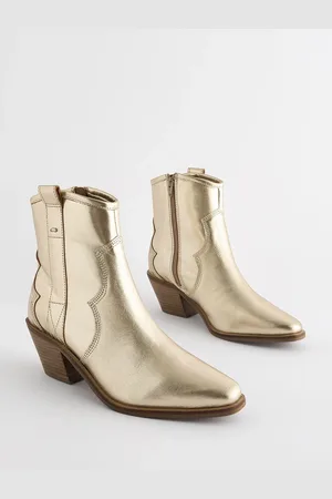 Next Forever Comfort Bottes de cow-boy western à cheville en cuir