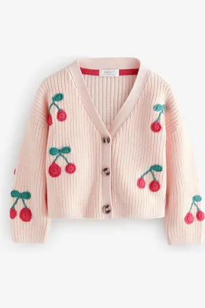 Next Col en V 100% Coton Cardigan (3mths-7yrs)6 - Mois 9 (68 - 74cm)