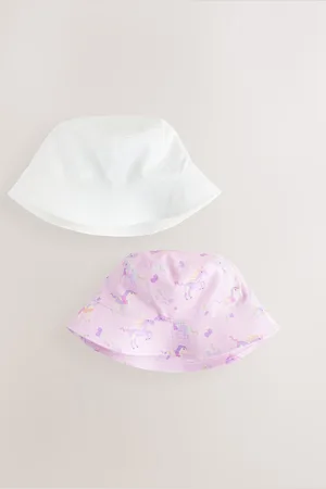 Next Chapeaux de seau 2 Lot de (3mois-16ans)8692cm