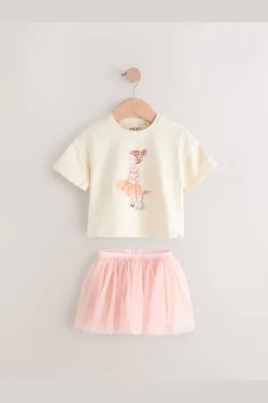 Next Short Sleeve Top And Skirt Set (3mths-7yrs)3 - Mois 6 (62 - 68cm)
