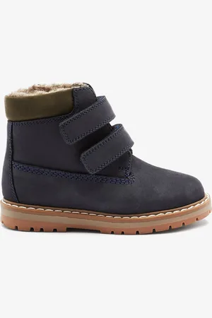 Next Bottes de travail en cuir à fermeture scratch doublées thermiques