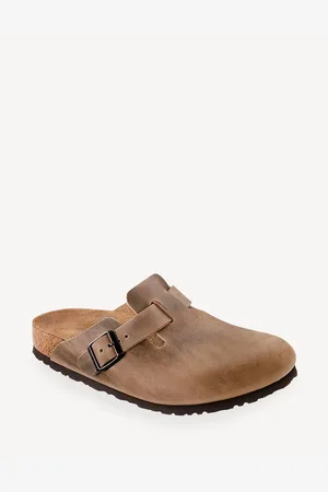 Birkenstock Sabots Boston Oil en cuir