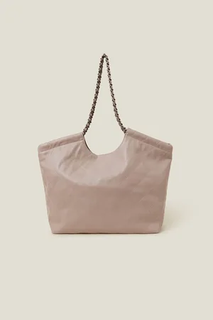 Accessorize Sac épaule en simili-cuir avec lanière de chaîneUn an