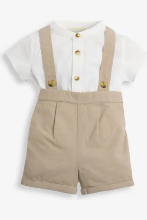 JoJo Maman Bébé 2-Pieces Ensemble chemise et short pour grand-père de bébé3 - Mois 6 (62 - 68cm)