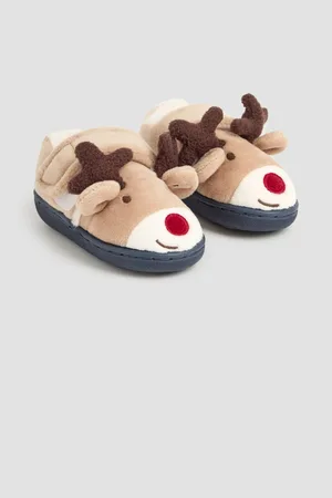 JoJo Maman Bébé Noël Reindeer Slipper Chaussures