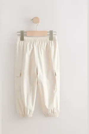 Next 100% Cotton Baggy Cargo Trousers with Toggle Waist (3mths-7yrs)5 - 6 ans (110 - 116cm)