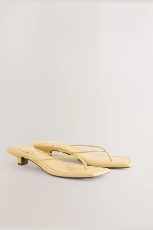 Next Forever Comfort Square Toe Post Low Heelseu43