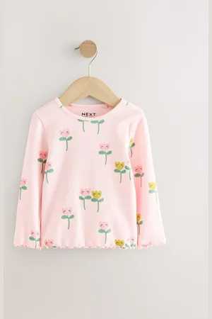Next T-shirt à manches longues en côtes (3mths-7yrs)9298cm