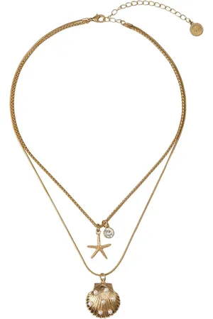 Bibi Bijoux Gold Tone Seaside Layered Necklaceun