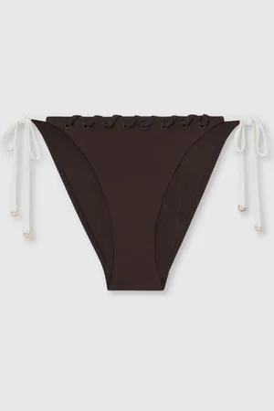 Reiss Sydney Whipstitch Side-Tie Bikini Bottoms40