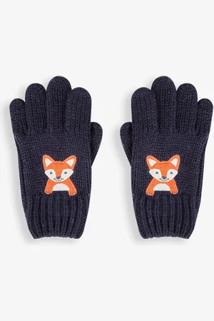 JoJo Maman Bébé Gants Fox appliqués3 - 6 ans (98 - 116cm)