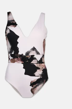 mint&berry Floral Belted Tummy Control Swimsuit40