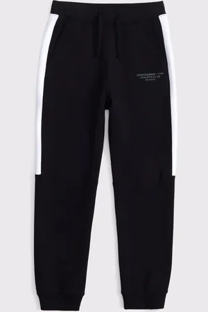 Abercrombie & Fitch Logo Tapered Joggers With Stripe Detail134140cm