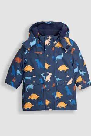 JoJo Maman Bébé Detachable Hood Print Parka5 - 6 ans (110 - 116cm)