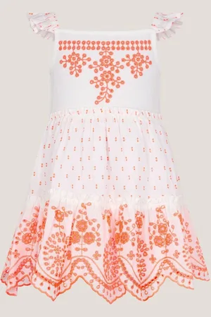 Monsoon Baby Broderie Tiered Sundress3 - Mois 6 (62 - 68cm)