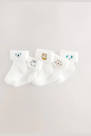Next Chaussettes à roulettes brodées 5 Lot (0mths-2yrs)6 - Mois 12 (68 - 80cm)