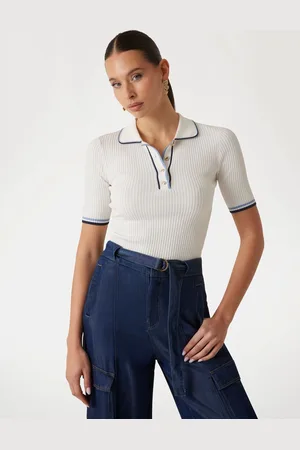 Guess Polos Thalia Manches Courts BlancMédium