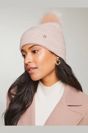 Lipsy London Bonnet à pompon Cosy Pearl Detailing ChapeauxUn an