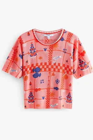 Next Manches courtes Col rond T-shirt With LinM Reg
