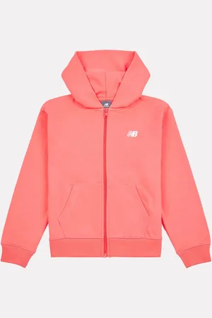 New Balance Kids French Terry Small Logo Zip Hoodie166168cm