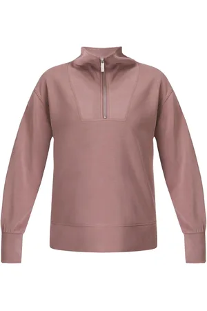 Sweaty Betty Sand Wash Half Zip Longline Sweatshirtpetit