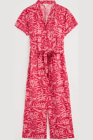 Seasalt Cornwall Petite Treen Cove 100% Linen Jumpsuit44