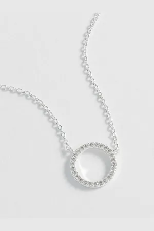 ESTELLA BARTLETT Collier avec pendentif forme anneau serti de zirconsUn an
