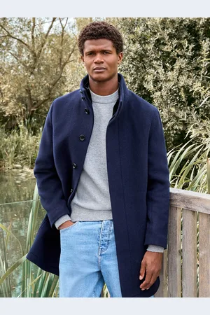 Next Signature Manteau en laine Col cheminée Soft TouchL