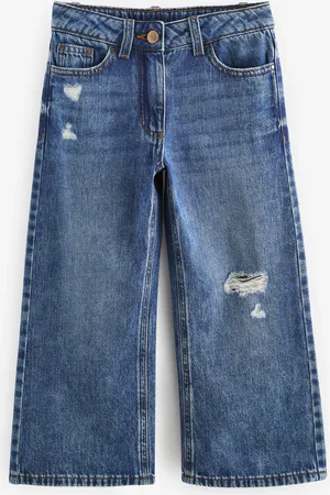 Next 100{Jeans à jambes larges en coton (3-16ans)8 ans (128 cm)
