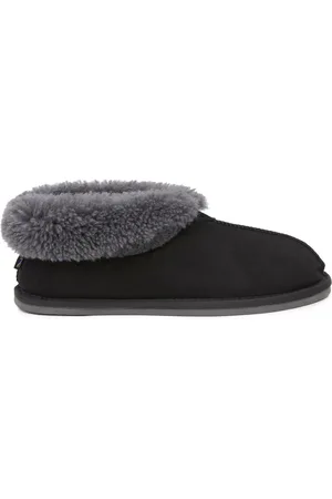 CELTIC & CO. Chaussons bottine en peau de mouton pour homme
