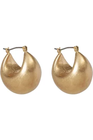 Bibi Bijoux Gold Tone Chunky Statement Hoop Earringsun
