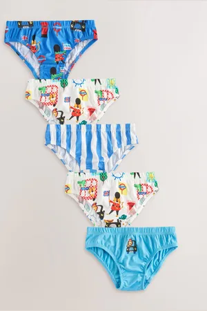 Next 100% Cotton Printed Briefs 5 Pack (1.5-10yrs)98104cm