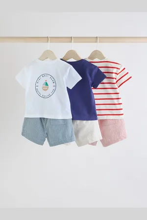Next Lot de 3 hauts et shorts bébé6874cm