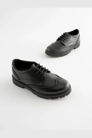 Next Chaussures de brogue à lacets en cuir épais pour l