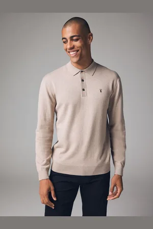 Next Polo en maille à manches longuesXXL