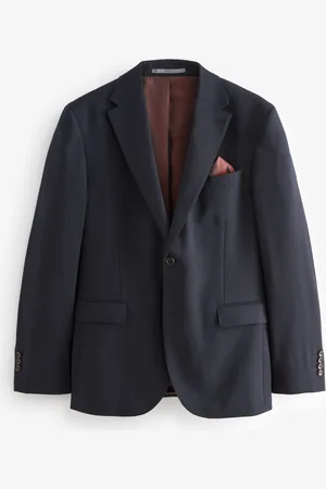 Next Coupe ajustée Signature Tollegno Italian Wool Textured Costume Veste48 Short (UK 38 S)