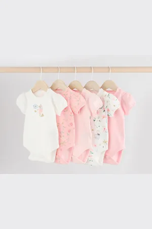Next 100% coton manches courtes Bébé Body 5 Lot3 - Mois 6 (62 - 68cm)
