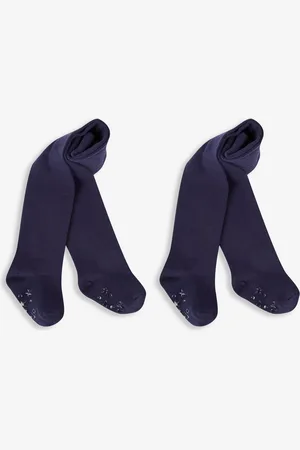 JoJo Maman Bébé Lot de 2 collants riches en coton6 - Mois 12 (68 - 80cm)