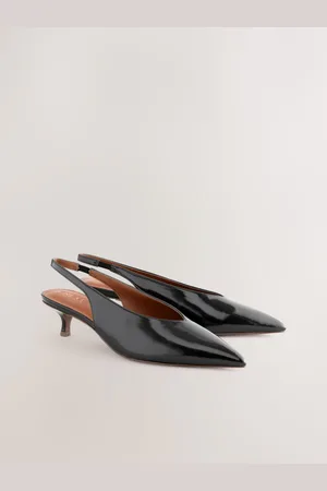 Next Forever Comfort Point Toe Low Slingback Kitten Heels5.5