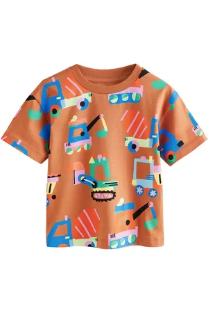 Next Manches courtes All-Over Imprimé 100% Cotton T-shirt (3mths-7yrs)3 - Mois 6 (62 - 68cm)